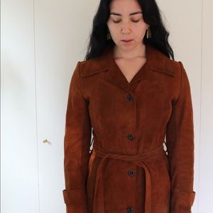 Gorgeous 70’s Wilson Cinnamon Suede Coat
